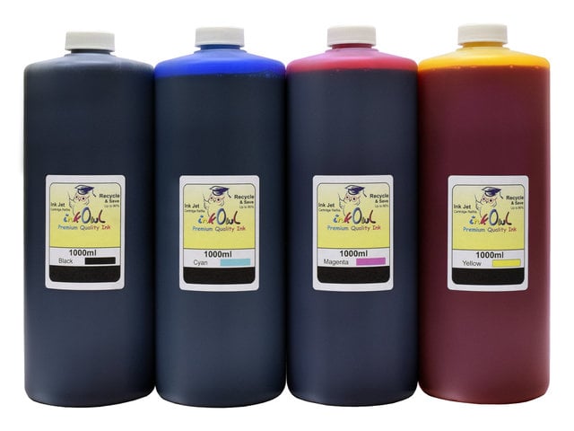 4x1L Black, Cyan, Magenta, Yellow Ink for most BROTHER printers